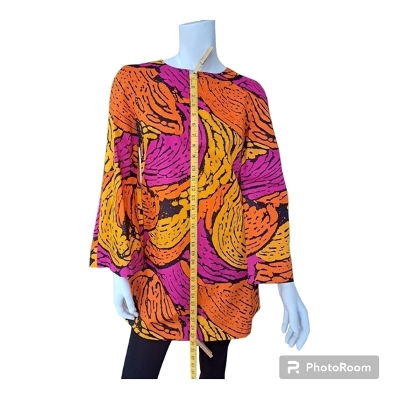 Guy Laroche en triomphe de Boussac couture vintage mini dress top or tunics - Picture 9 of 11